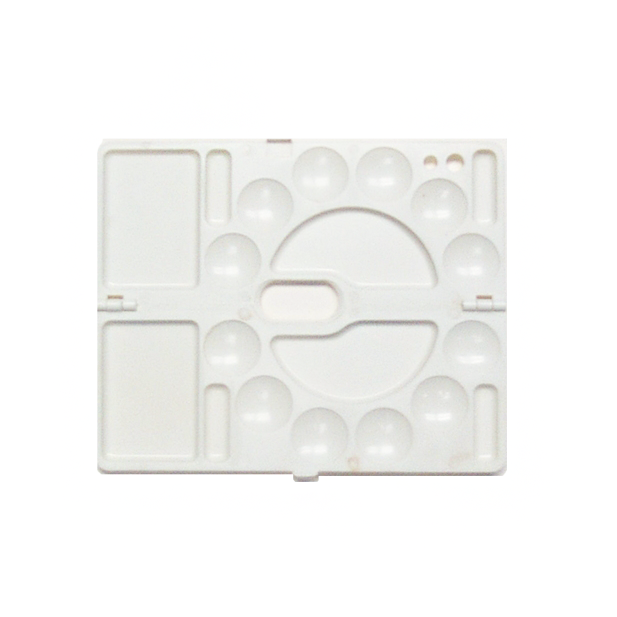 Palette pliante 14 puits avec 12 puits circulaires et 2 puits rectangulaires