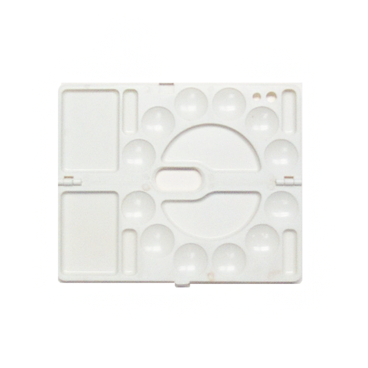 Palette pliante 14 puits avec 12 puits circulaires et 2 puits rectangulaires