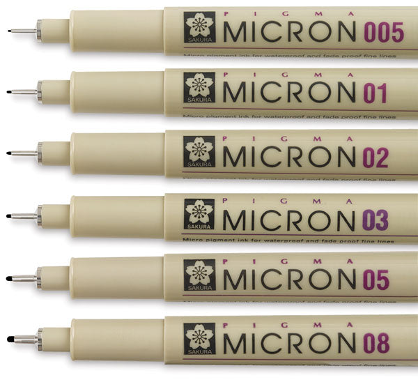 Pigma Micron Crayon Pointe Fine
