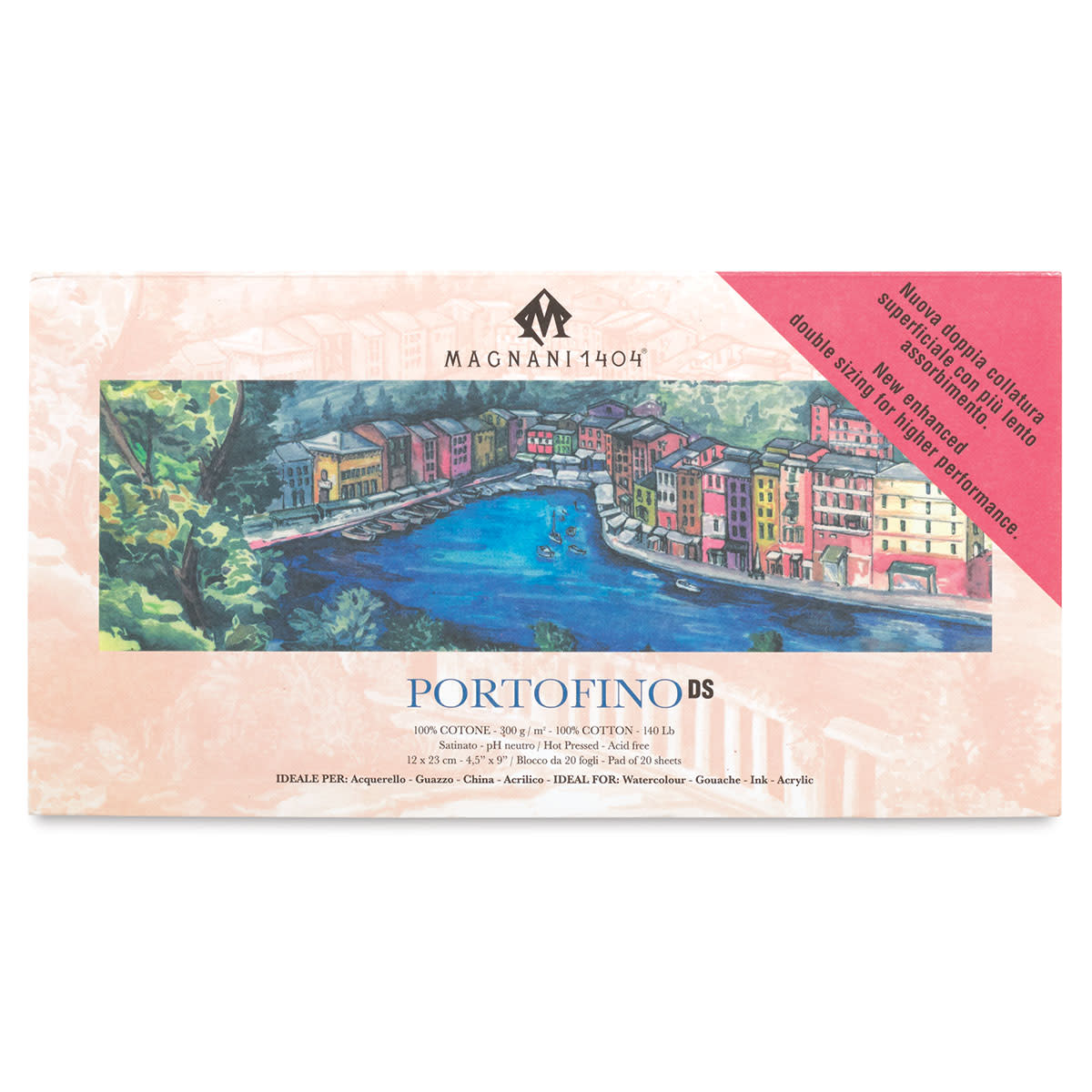 Acquerello Portofino Pads White Hot Press