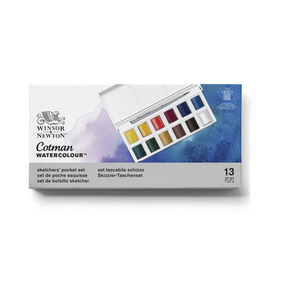 Winsor Newton Cotman Sketchers set de poche 13pc