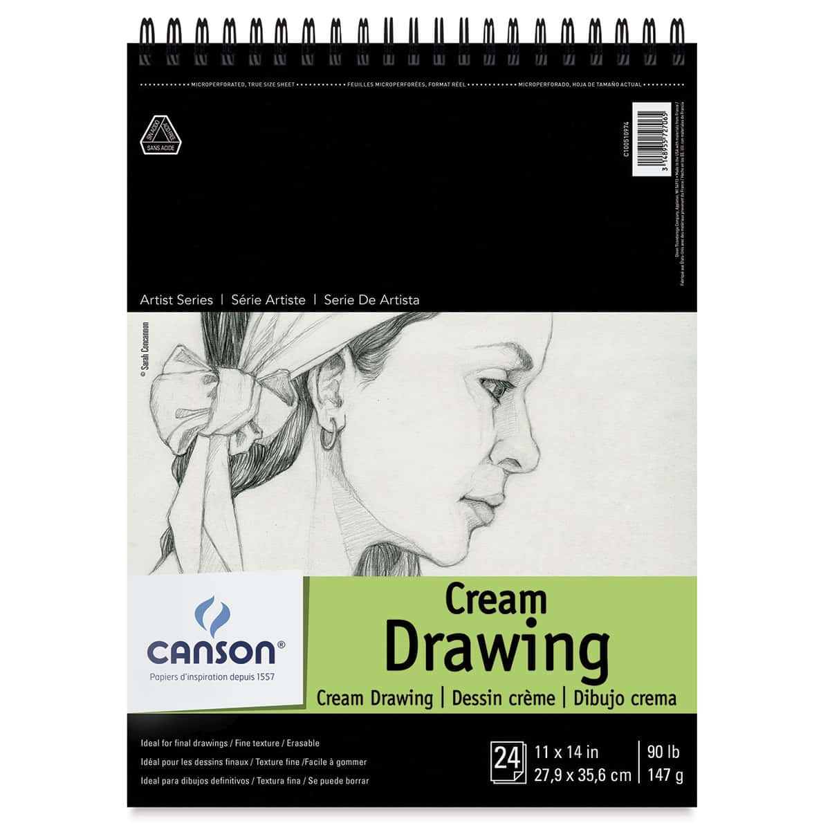 Cahier Cream Drawing