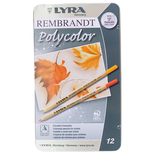 Crayons Polycolor Rembrandt Boite en Métal